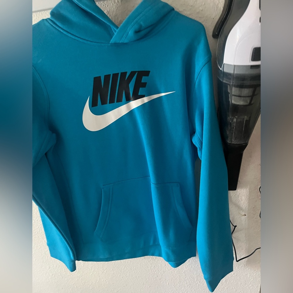 Blue Nike hoodie